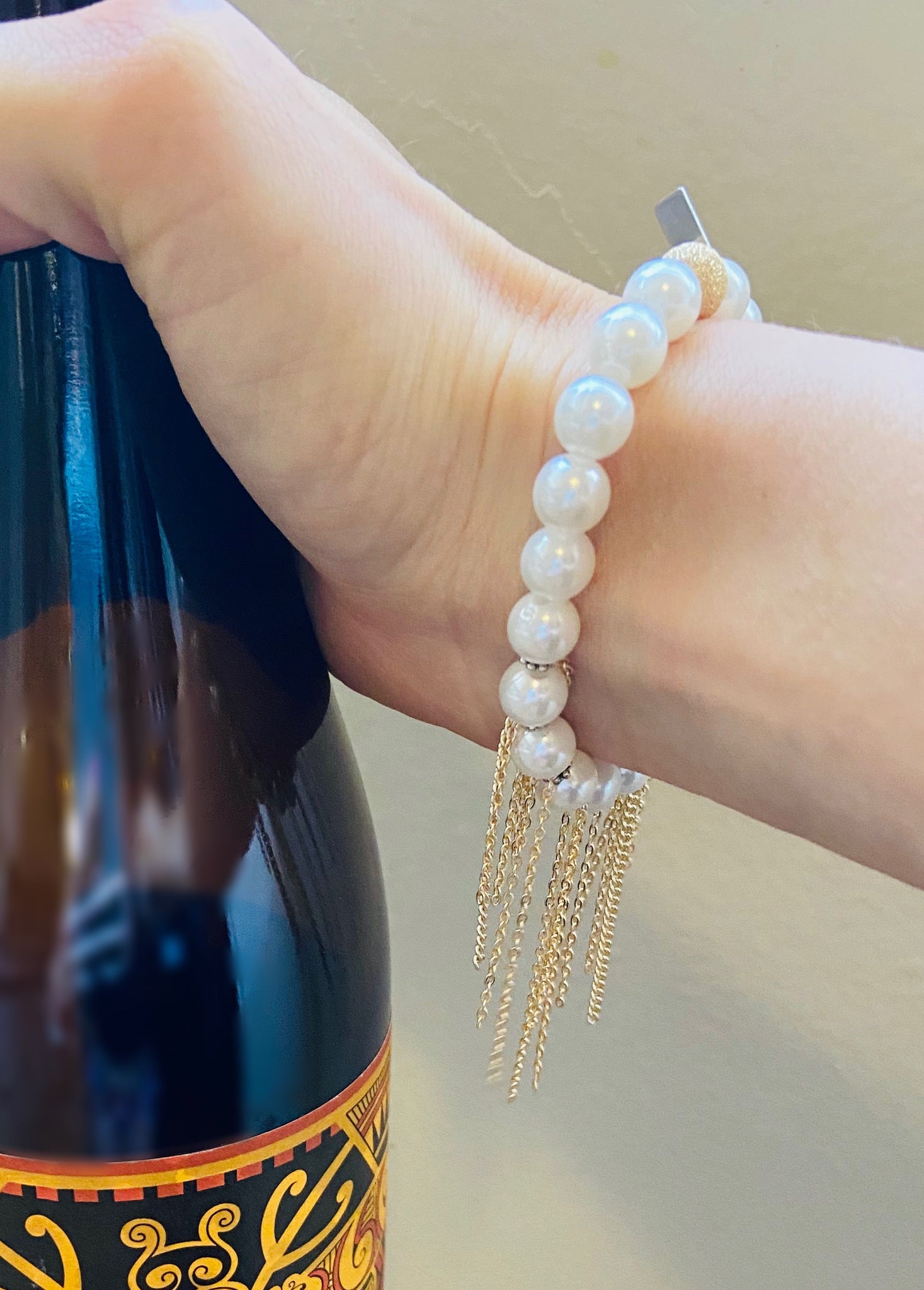 Pearl Fringe Bracelet