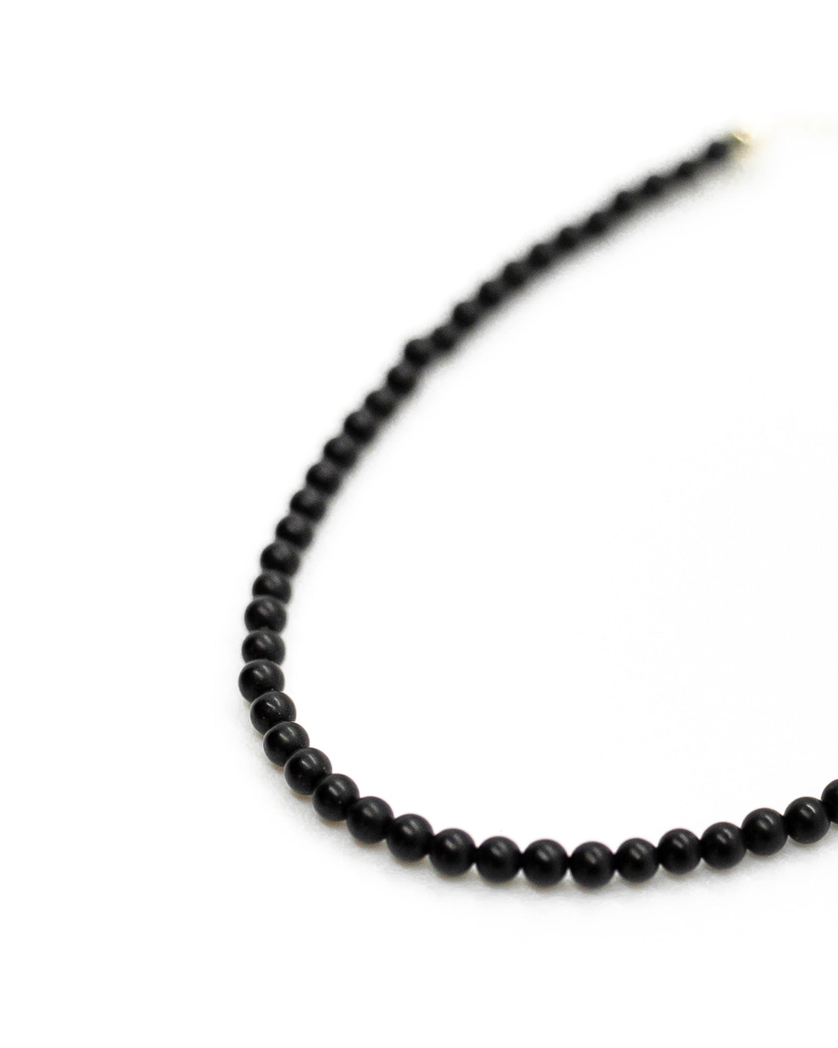 Black Agate U Necklace