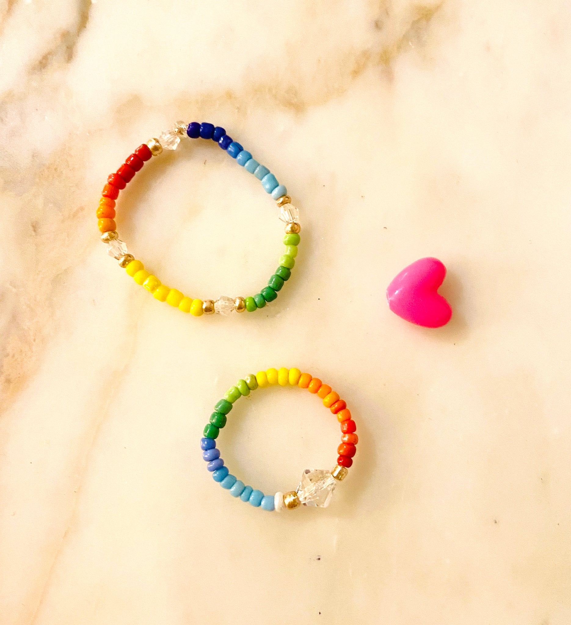 Crystal Rainbow Finger Bracelet